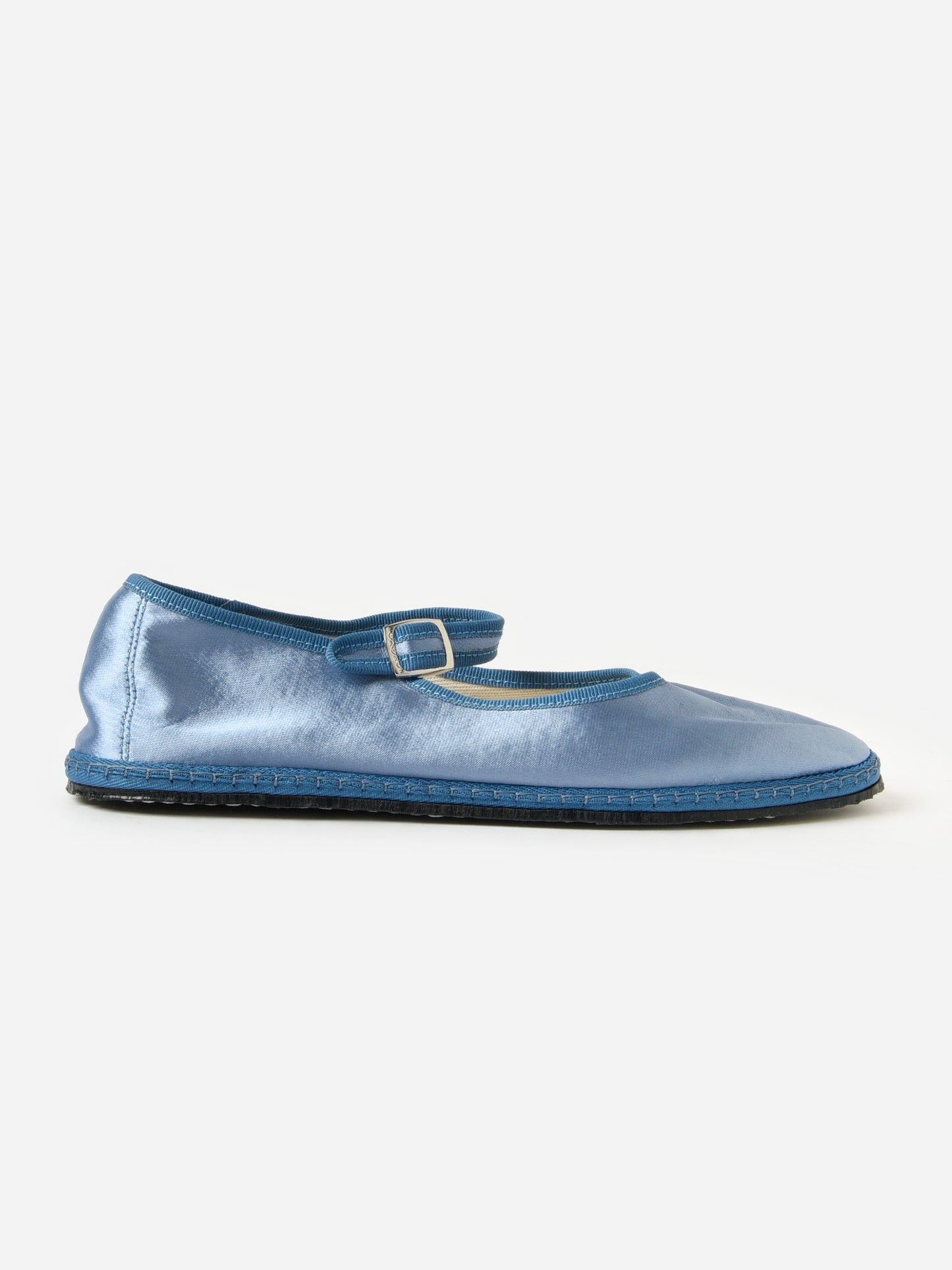 Vibi Venezia Women's Mary Jane Silk Furlana Flat - Saint Bernard