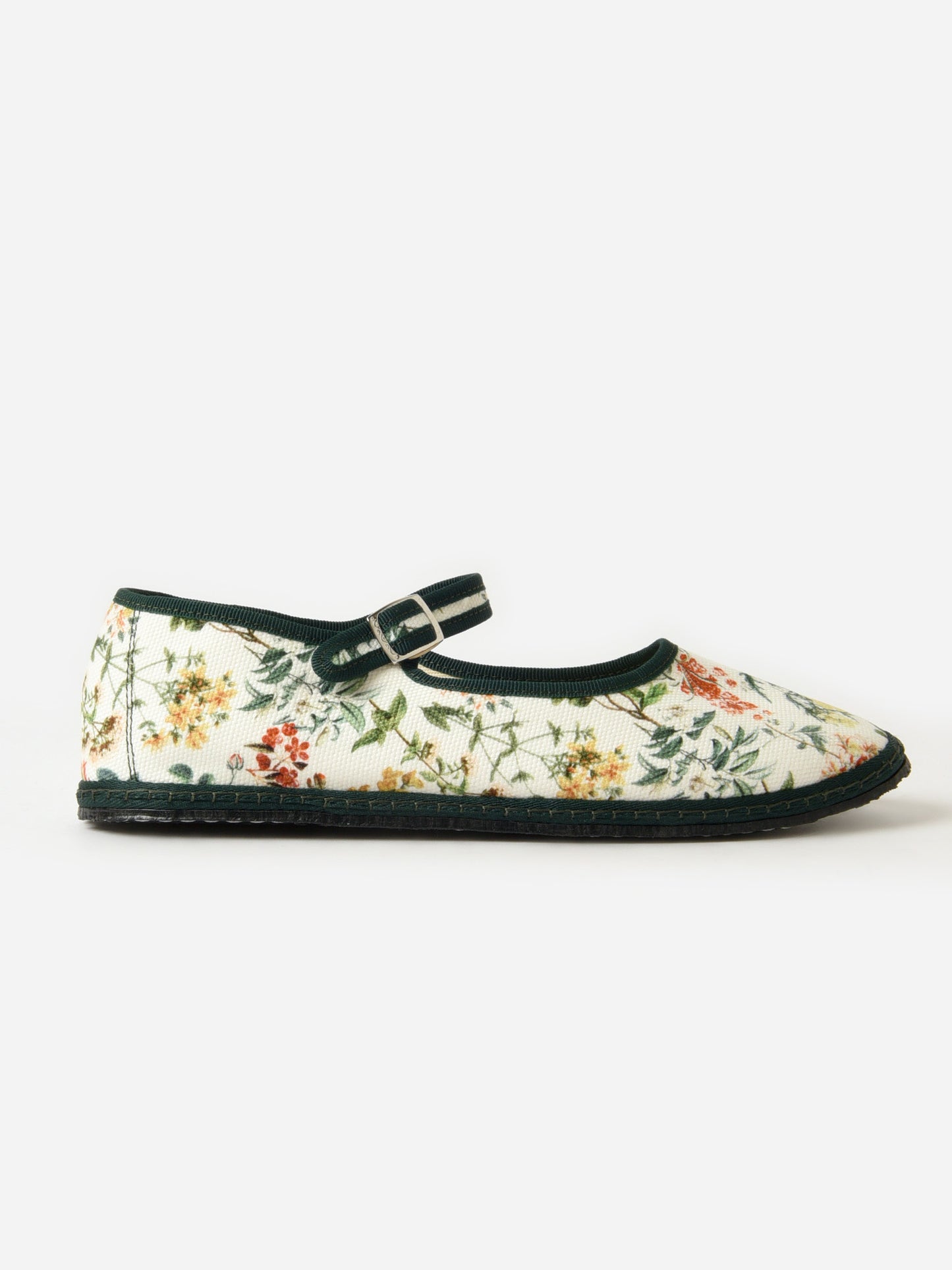 Vibi Venezia Women's Mary Jane Canvas Furlana Flat - Saint Bernard