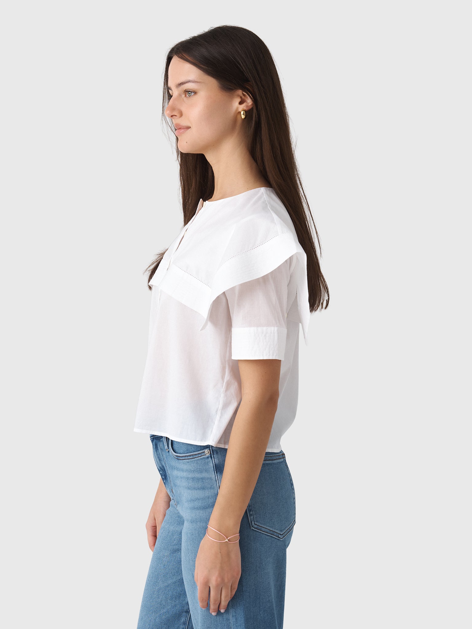 Frame Women's The Sleek Cape Shirt - Saint Bernard