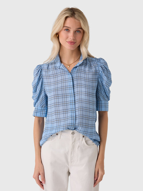 Frame Women's The Plaid Gillian Top