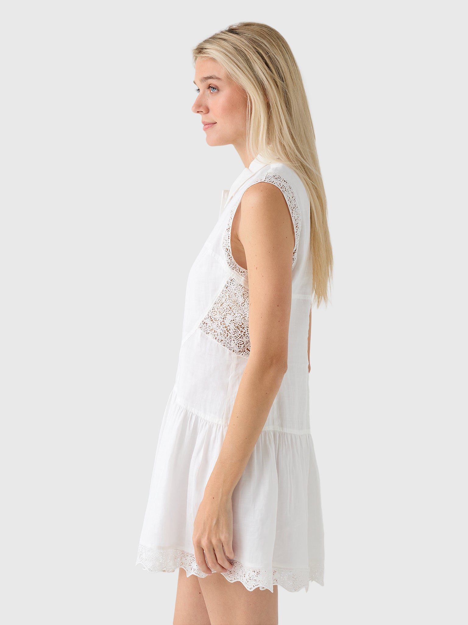 Frame Women's The Embroidered Day Dress - Saint Bernard