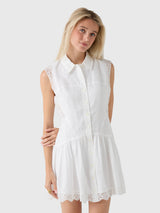 Frame Women's The Embroidered Day Dress - Saint Bernard