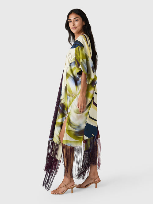 Otzio Women's Scarves Patchwork Kaftan Dress
