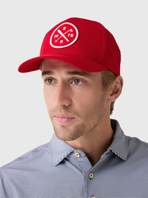 Saint Bernard Ski Cross Logo Hat