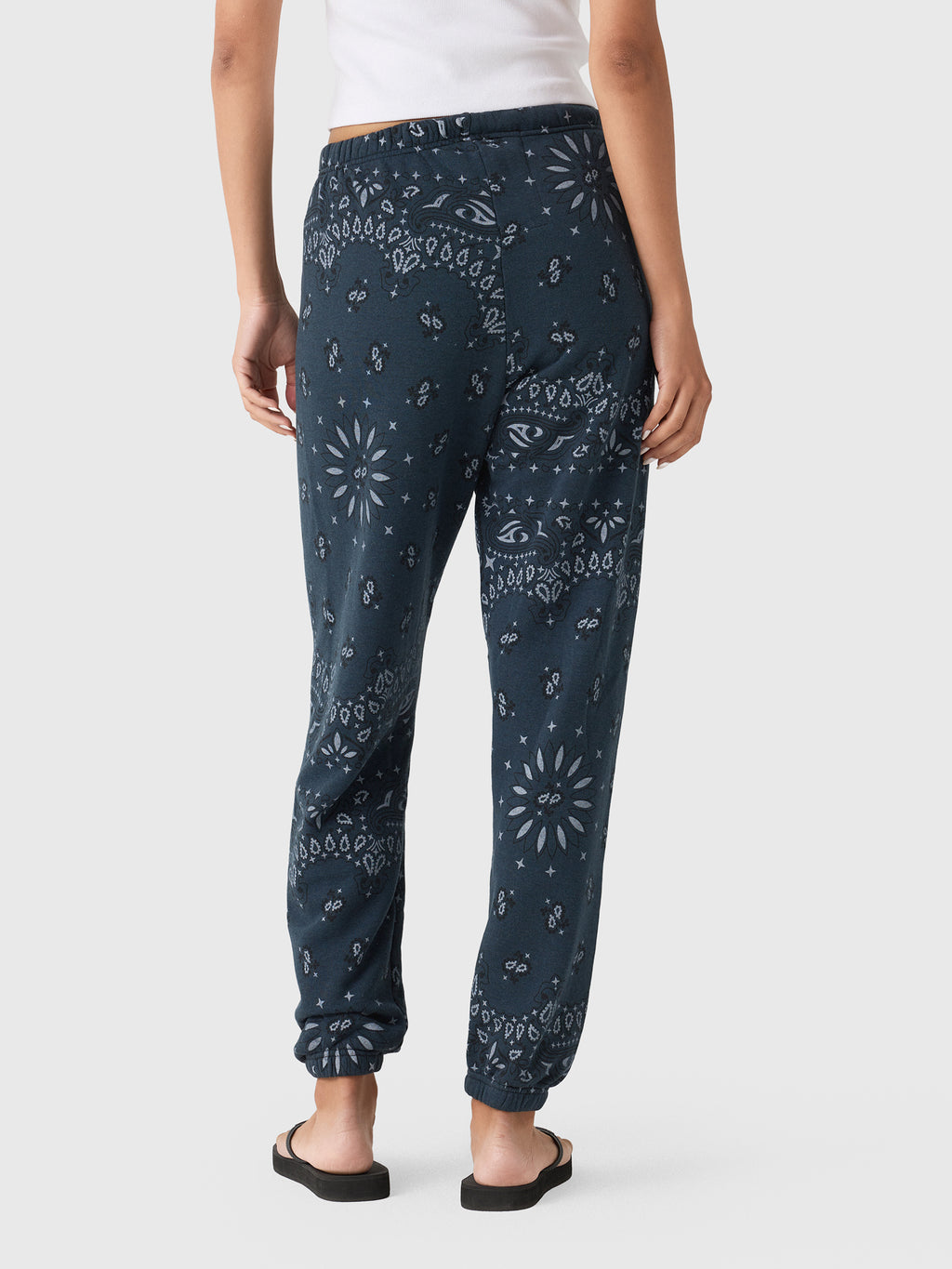 Aviator Nation Women's Bandana Sweatpant - Saint Bernard