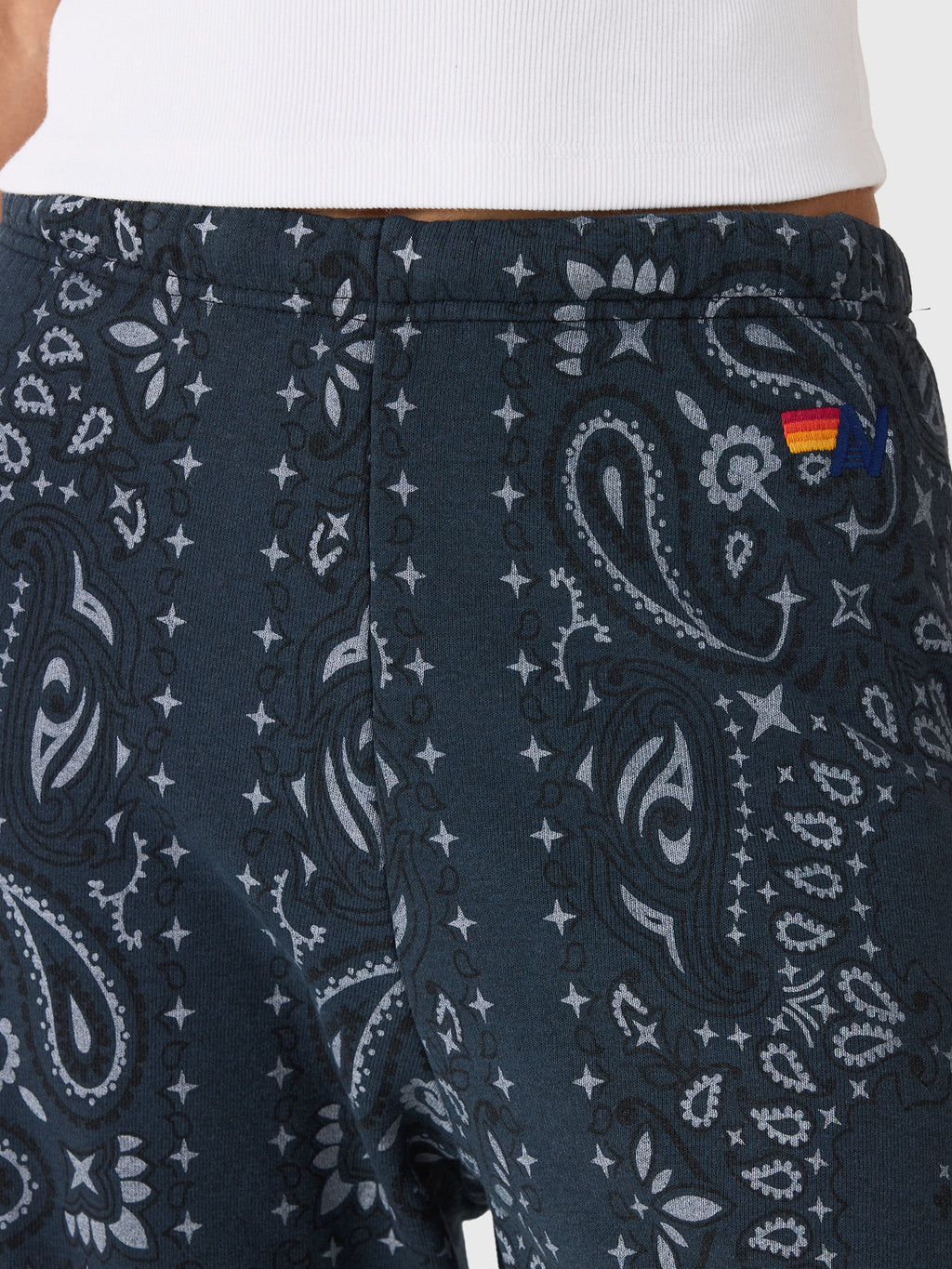 Aviator Nation Women's Bandana Sweatpant - Saint Bernard