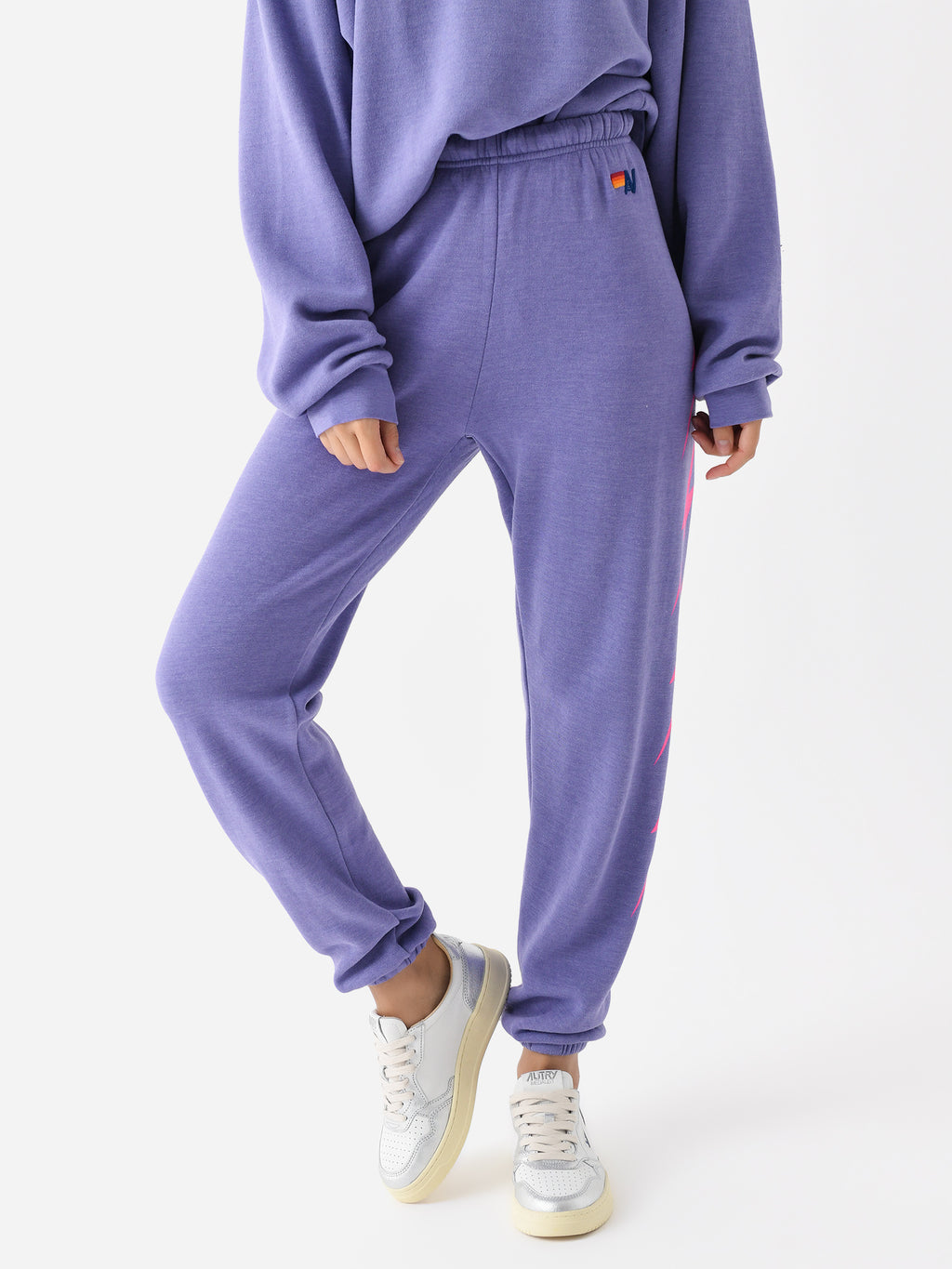 Aviator Nation Women's Bolt 4 Sweatpant - Saint Bernard