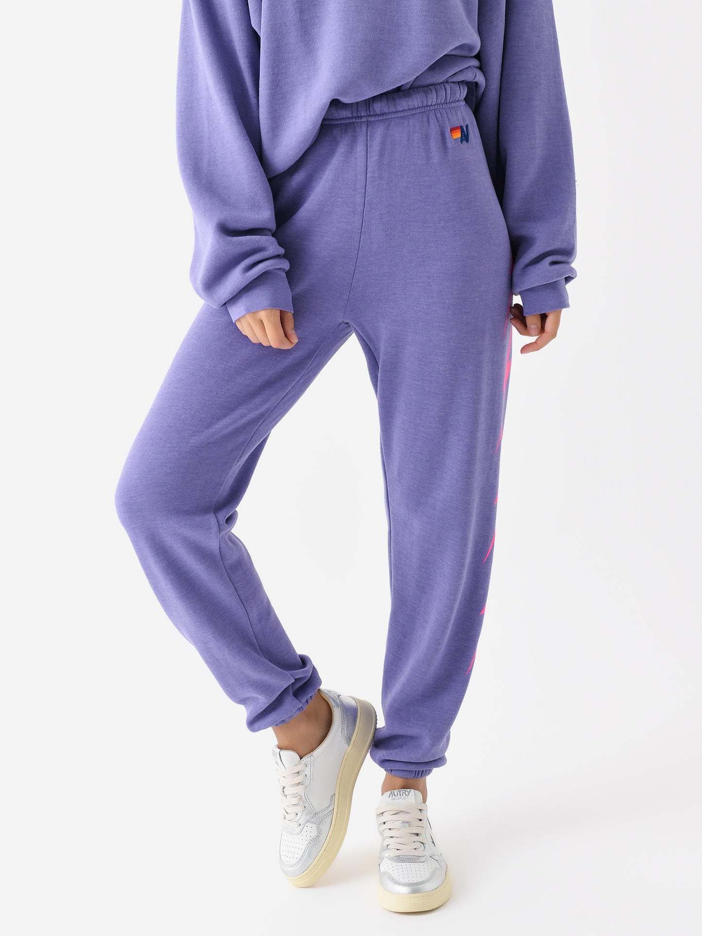 Aviator Nation Women's Bolt 4 Sweatpant - Saint Bernard