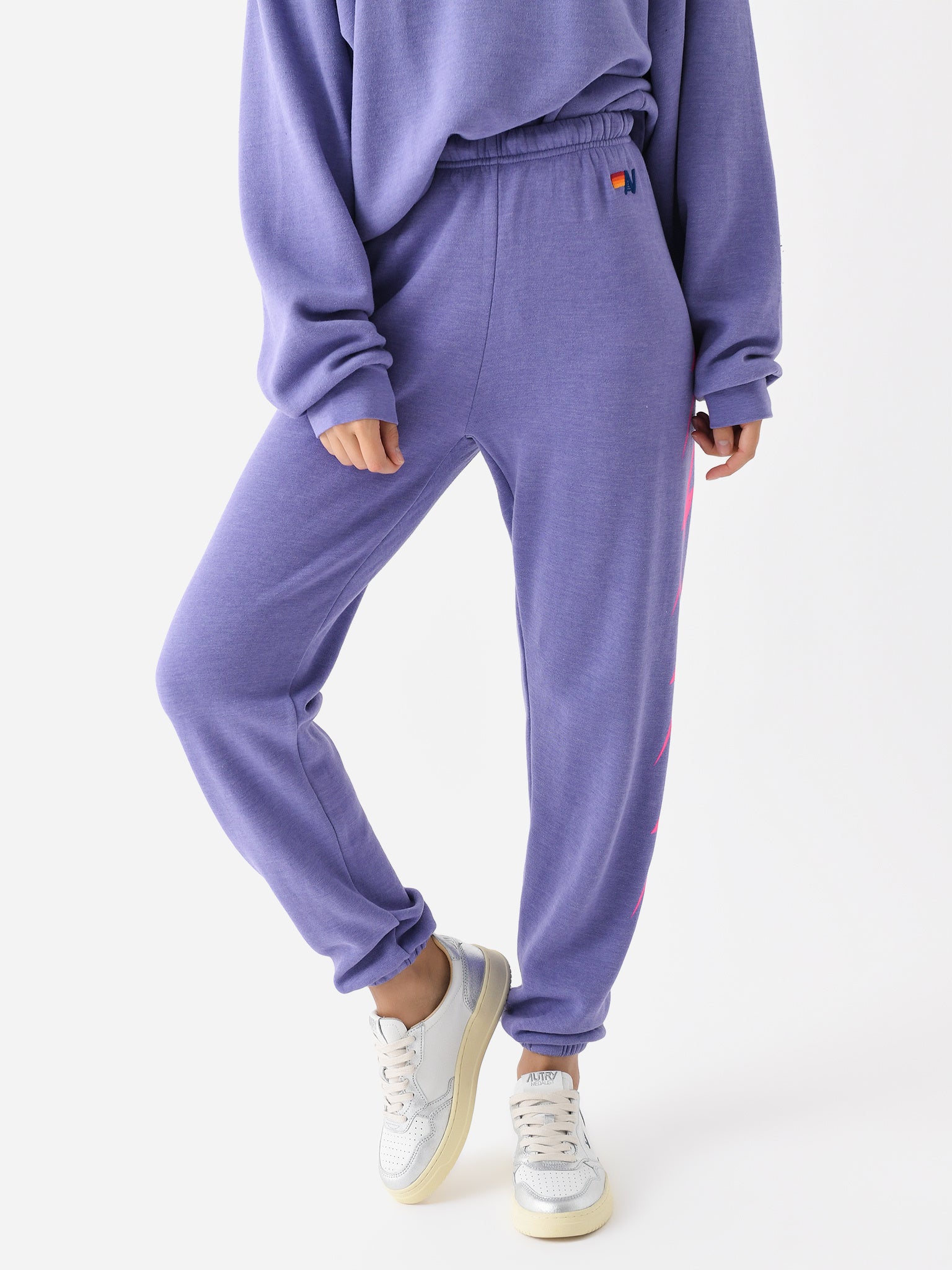 Aviator Nation Women's Bolt 4 Sweatpant - Saint Bernard