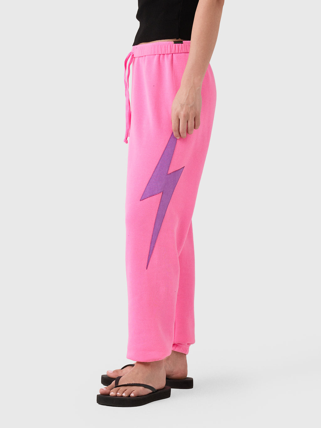 Aviator Nation Women's Bolt Stitch Sweatpant - Saint Bernard