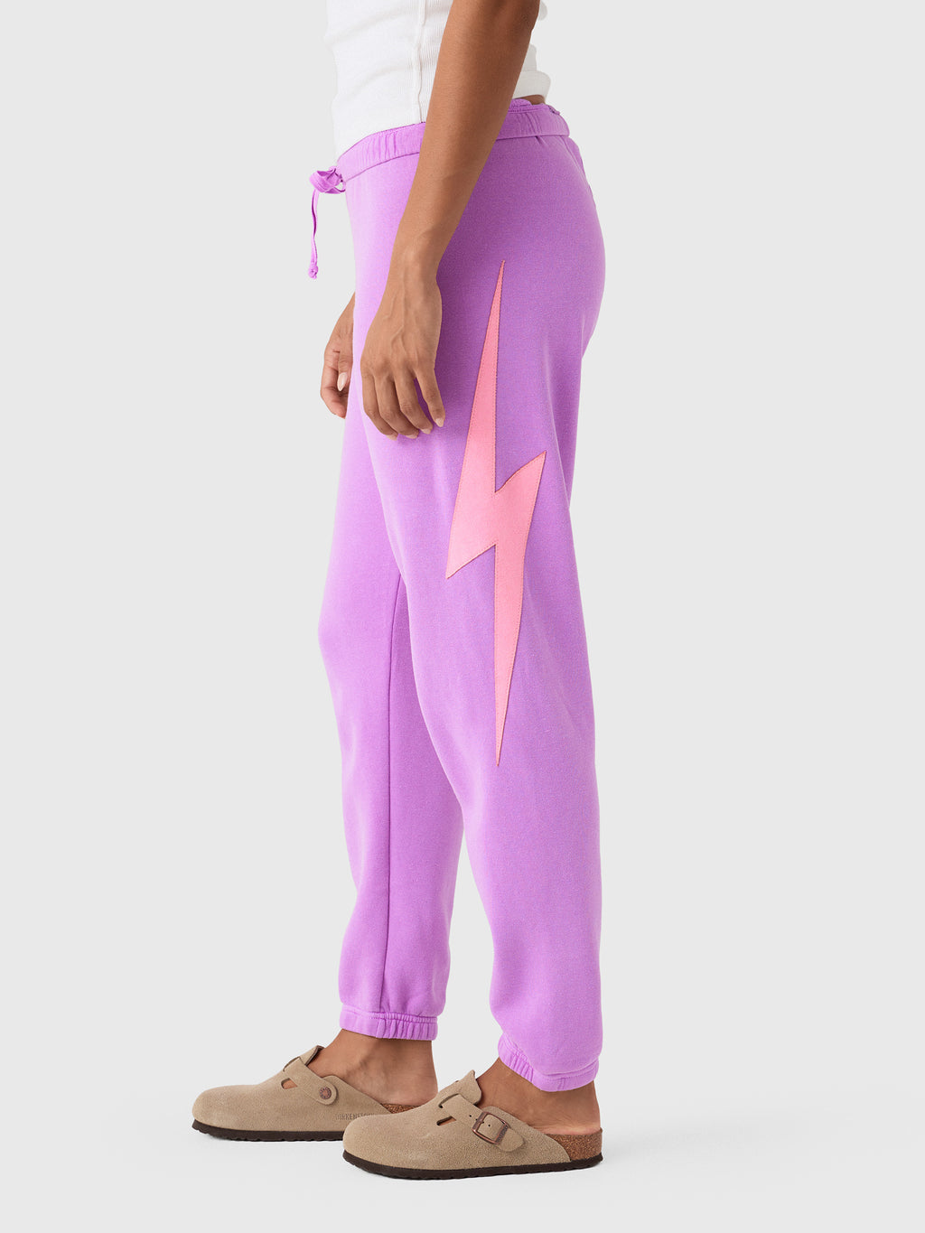 Aviator Nation Women's Bolt Stitch Sweatpant - Saint Bernard