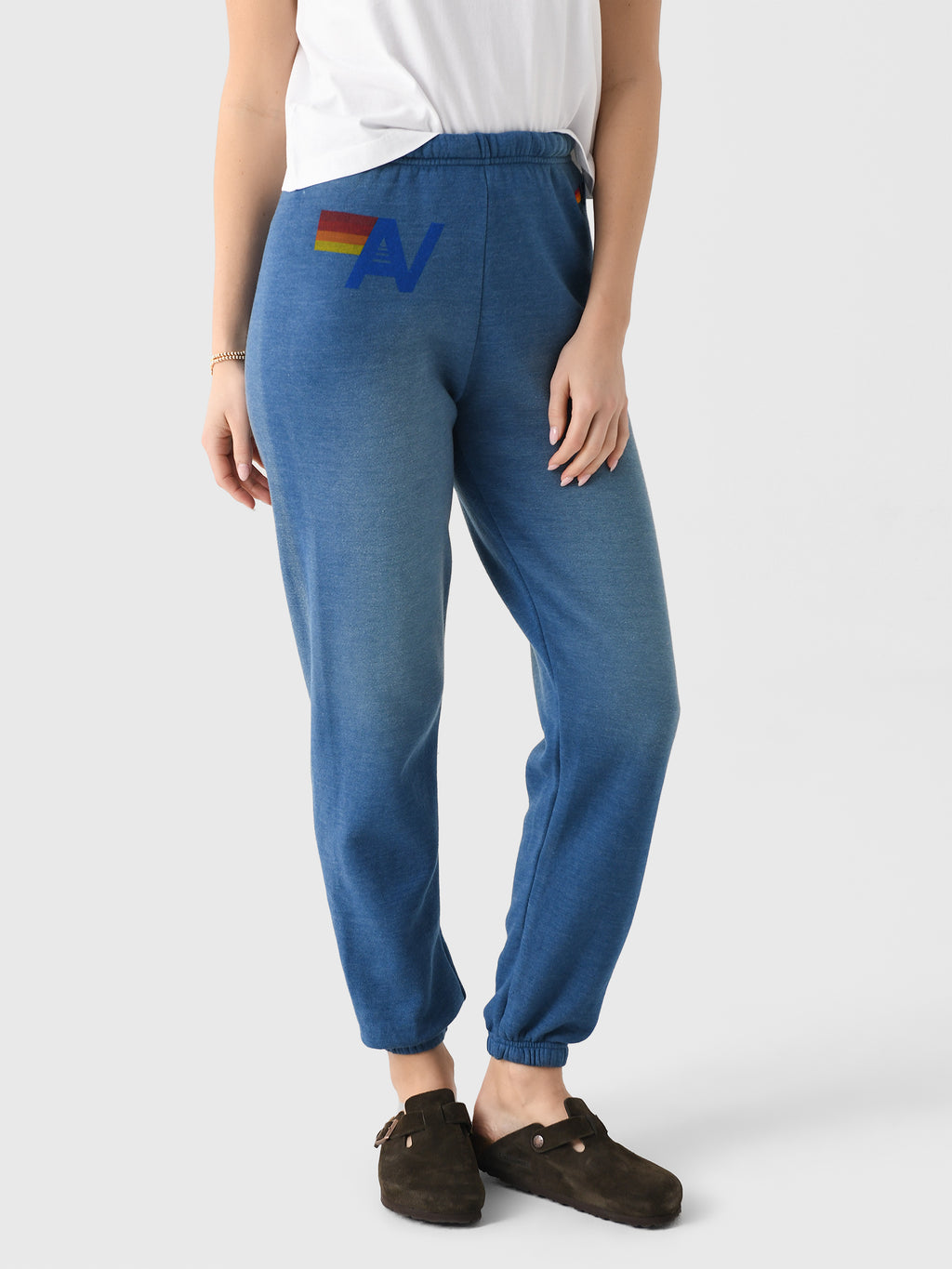 Aviator Nation Women's Vintage Logo Sweatpant - Saint Bernard