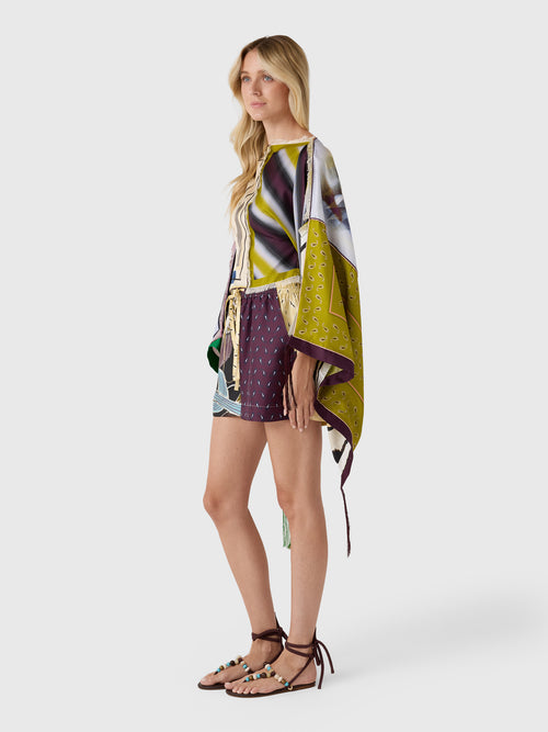 Otzio Women's Scarves Patchwork Top