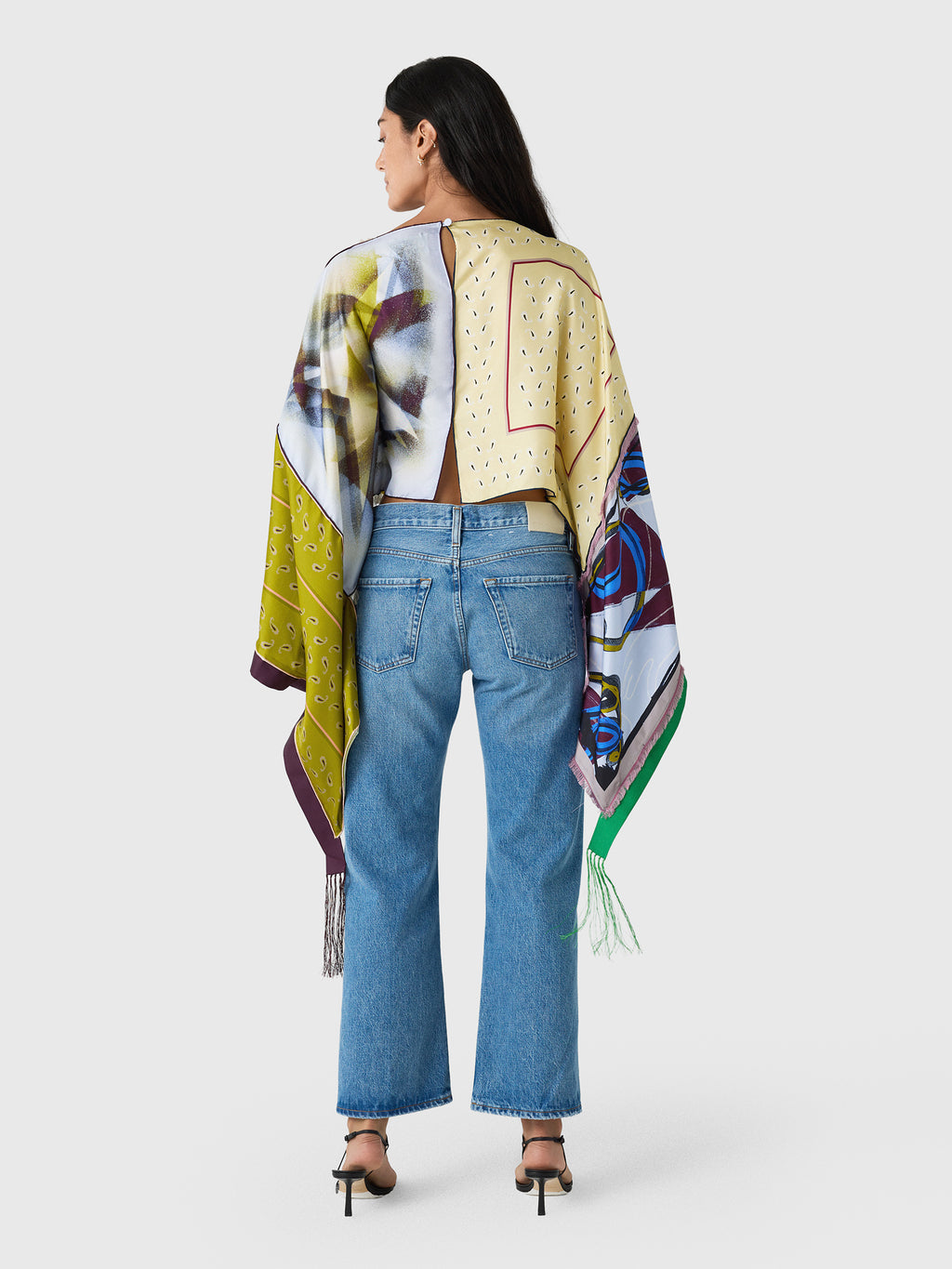 Otzio Women's Scarves Patchwork Top