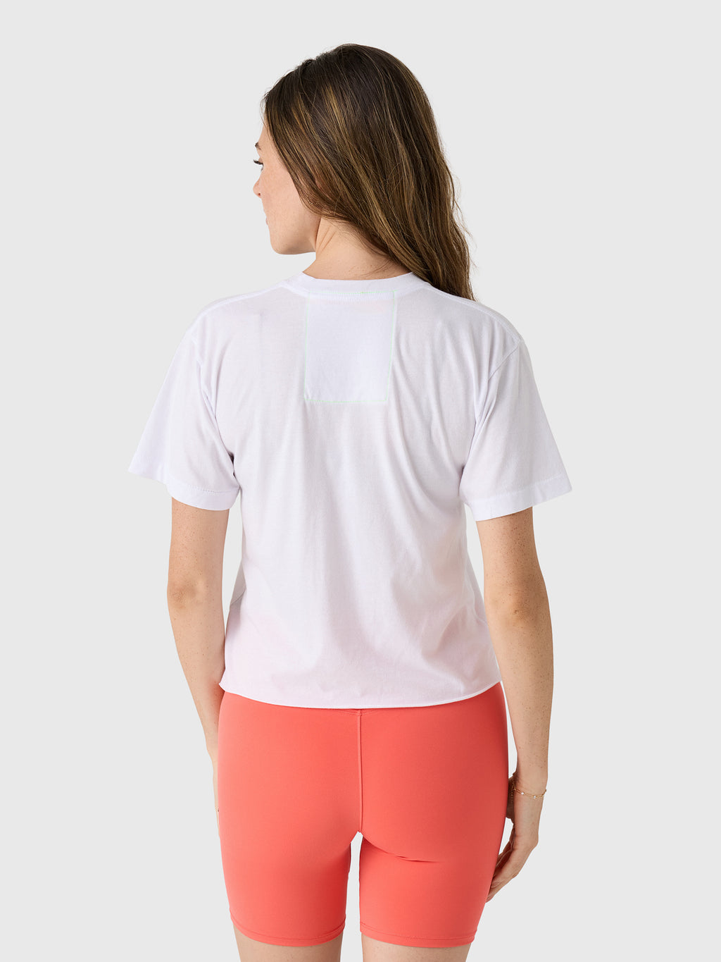 Aviator Nation Women's Small Logo Boyfriend Tee - Saint Bernard