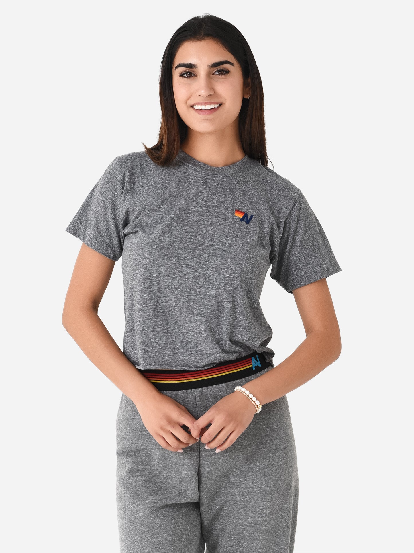 Aviator Nation Women's Basic Boyfriend Tee - Saint Bernard