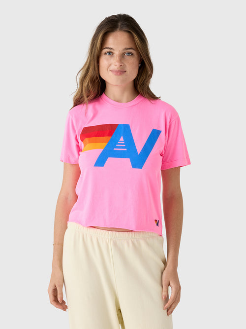 Aviator Nation Women's Logo Boyfriend Tee