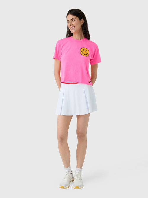 Aviator Nation Women's Smiley 2 Boyfriend Tee
