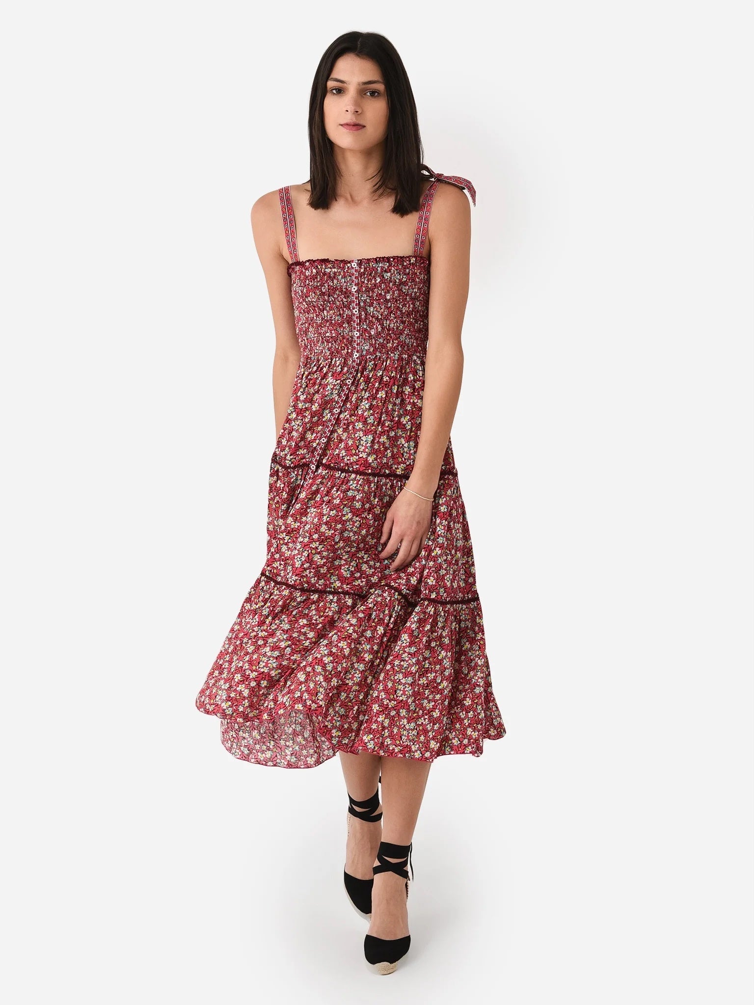 poupette st barth triny midi dress Poupette St Barth Women's Triny Midi Dress Saint Bernard