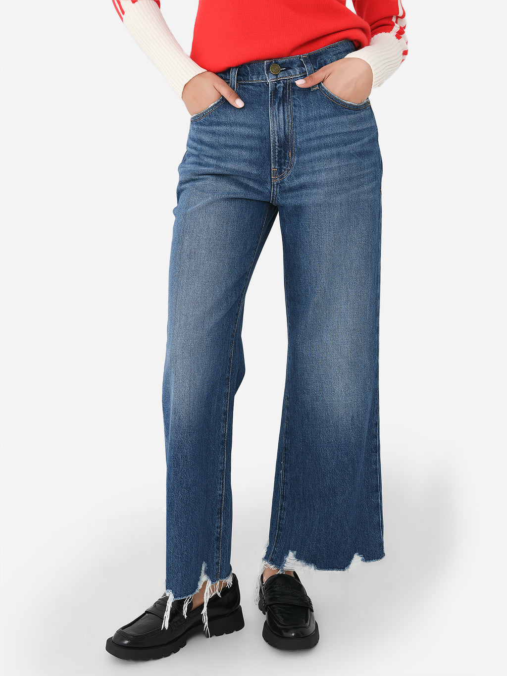 Frame Women's The Relaxed Straight Jean - Saint Bernard