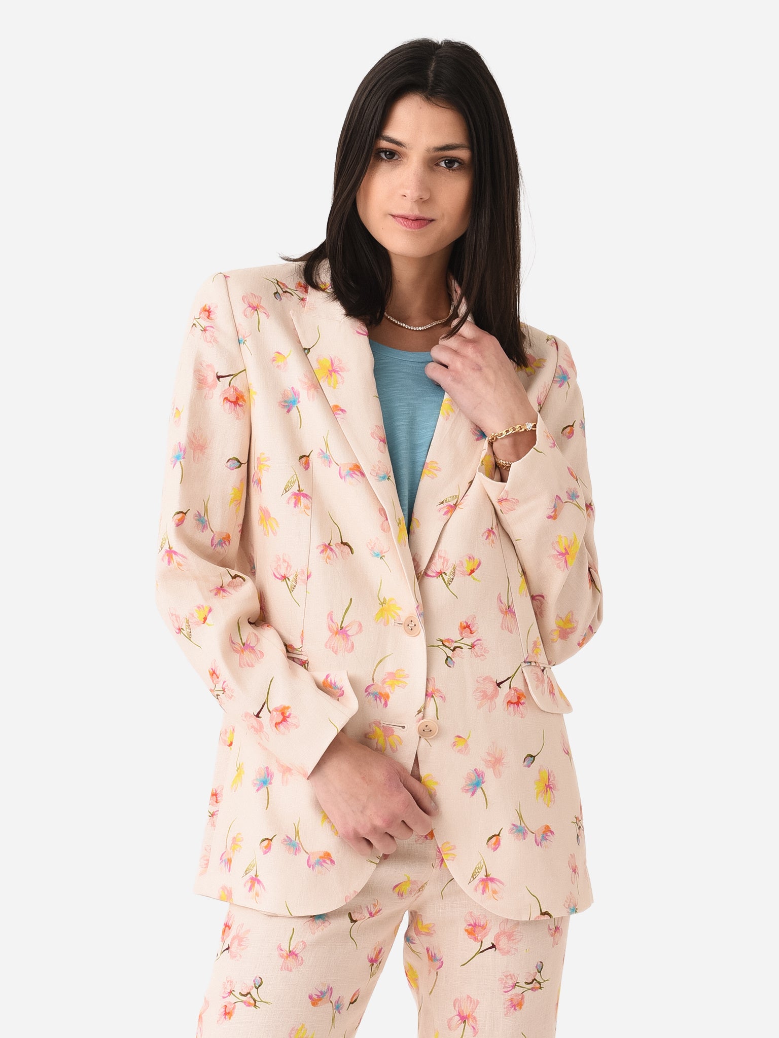 Zadig + Voltaire Women's Vegy Linen Blazer - Saint Bernard