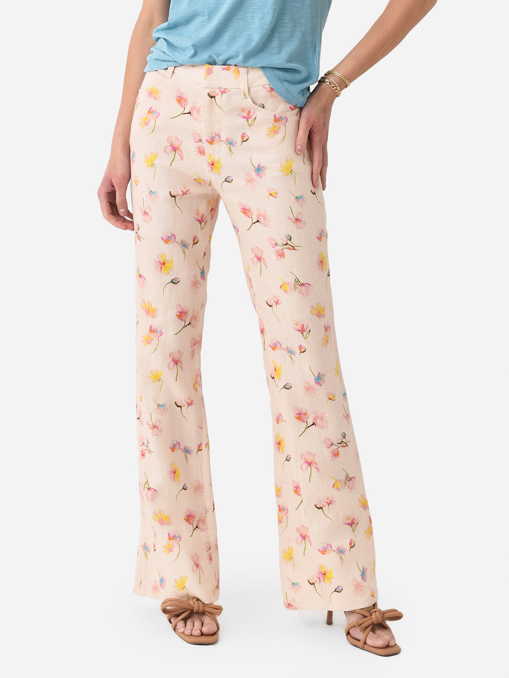Zadig + Voltaire Women's Pistol Slit Linen Pant - Saint Bernard