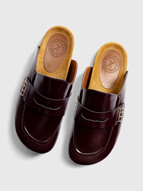 Penelope Chilvers Women's Elgin Leather Slide - Saint Bernard