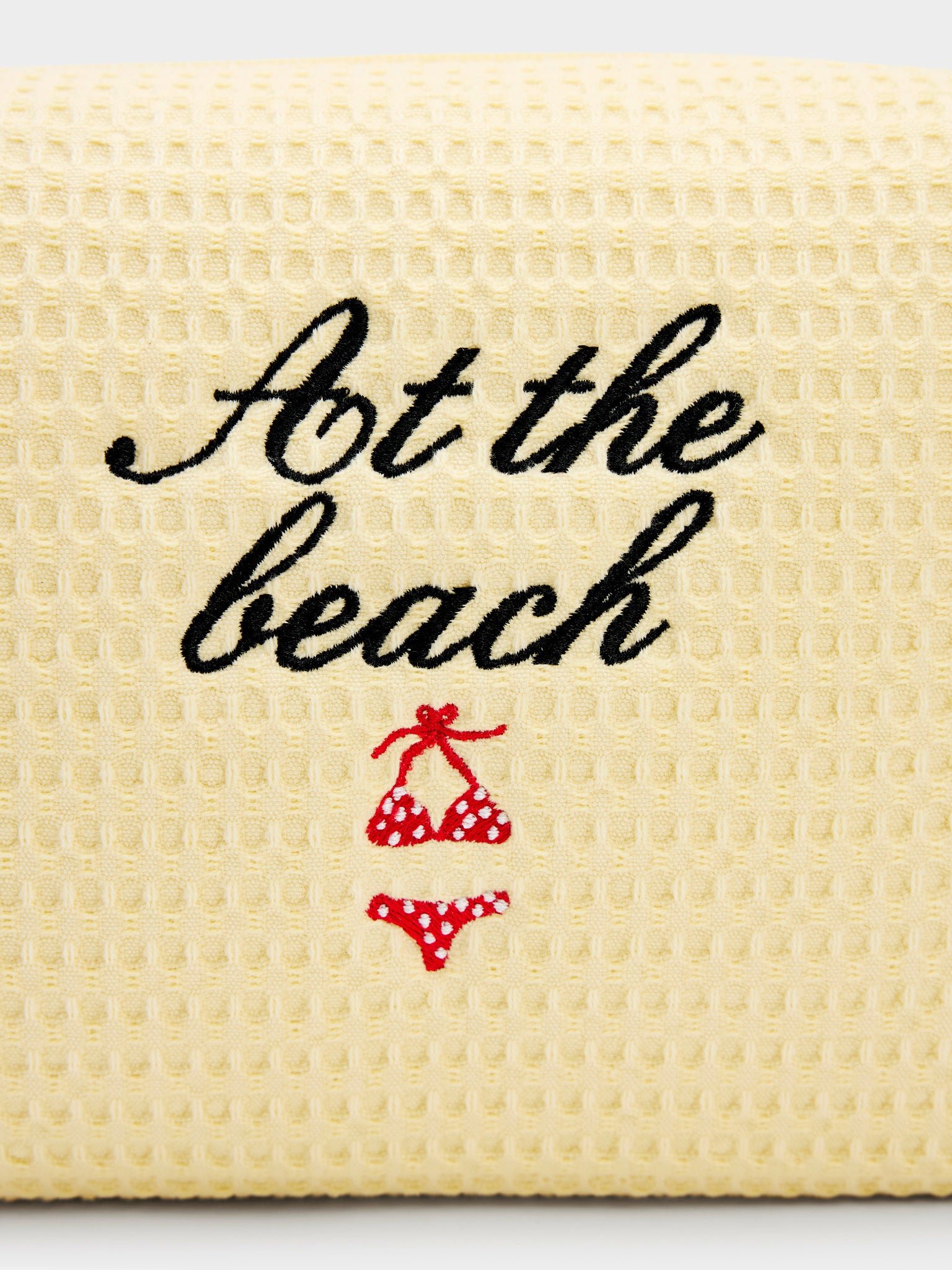 Abbode At The Beach Waffle Pouch - Saint Bernard