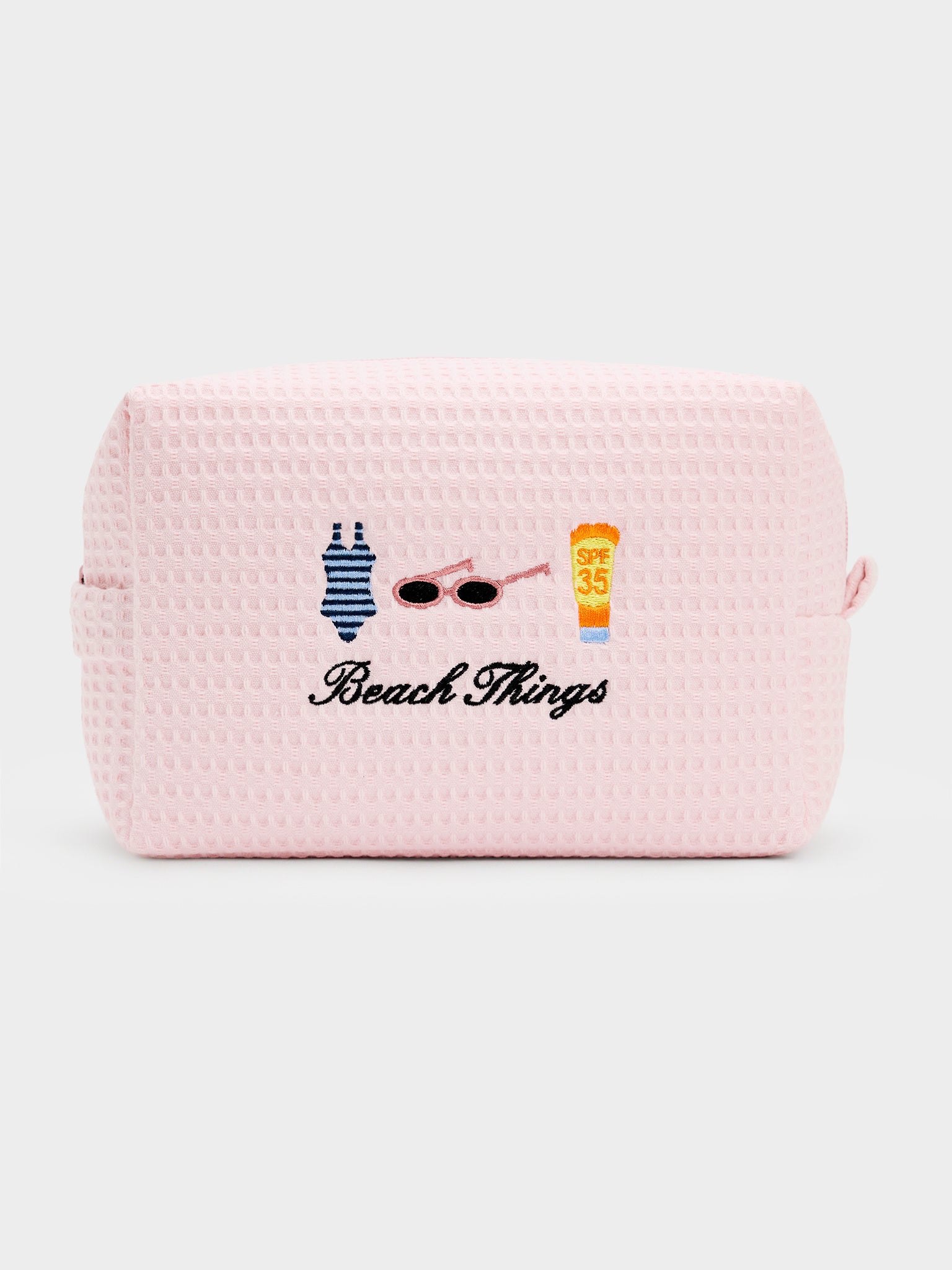 Abbode Beach Things Waffle Pouch - Saint Bernard