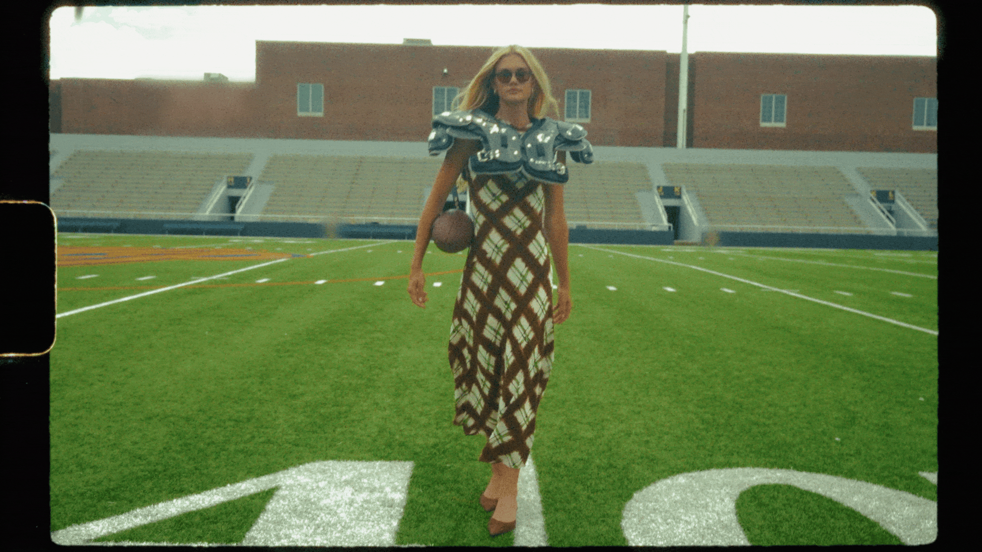 Back to St. Bernard campaign video, featuring clips that take place at a school, football field and a basketball court. 