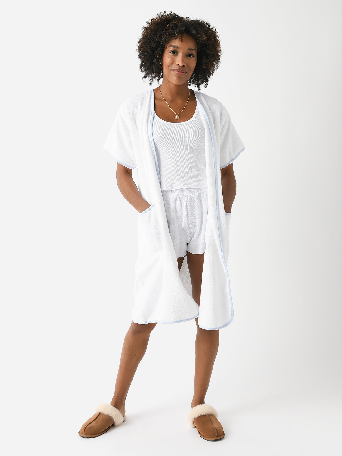 Women’s Short Signature RobexLIGHTBLUEONWHITE-alt1