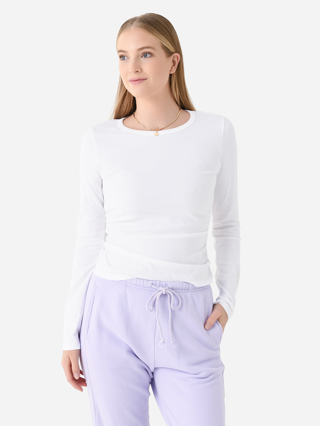 Xirena Women's Frankie Long Sleeve Tee - Saint Bernard