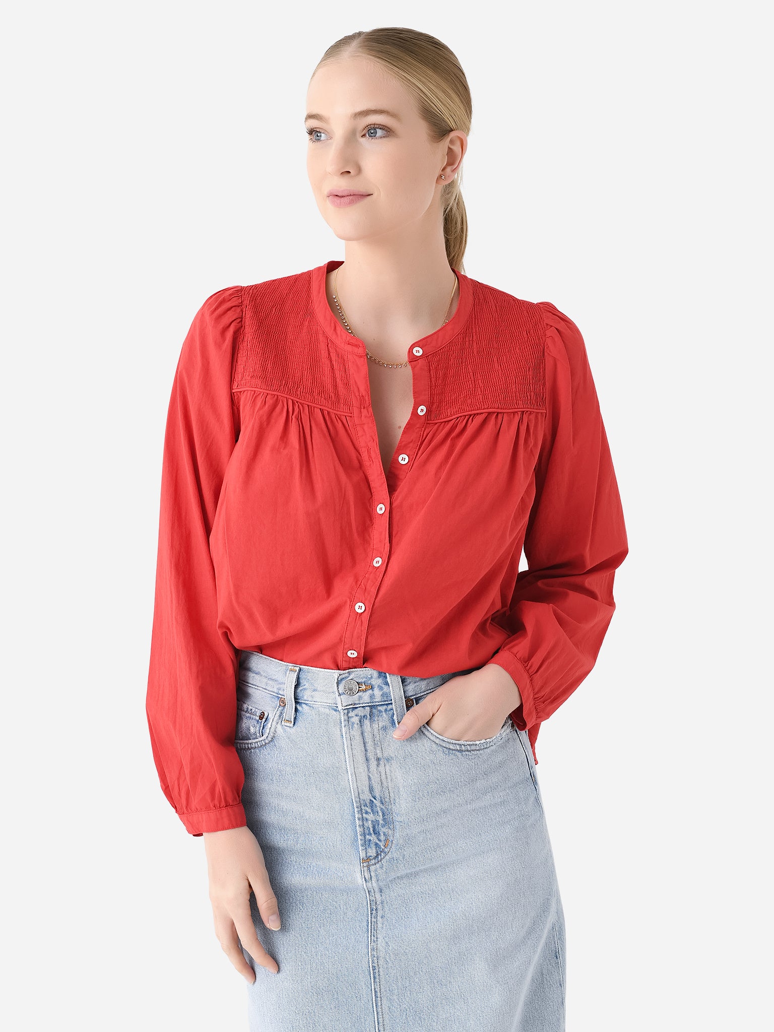 Xirena Women's Trace Shirt - Saint Bernard