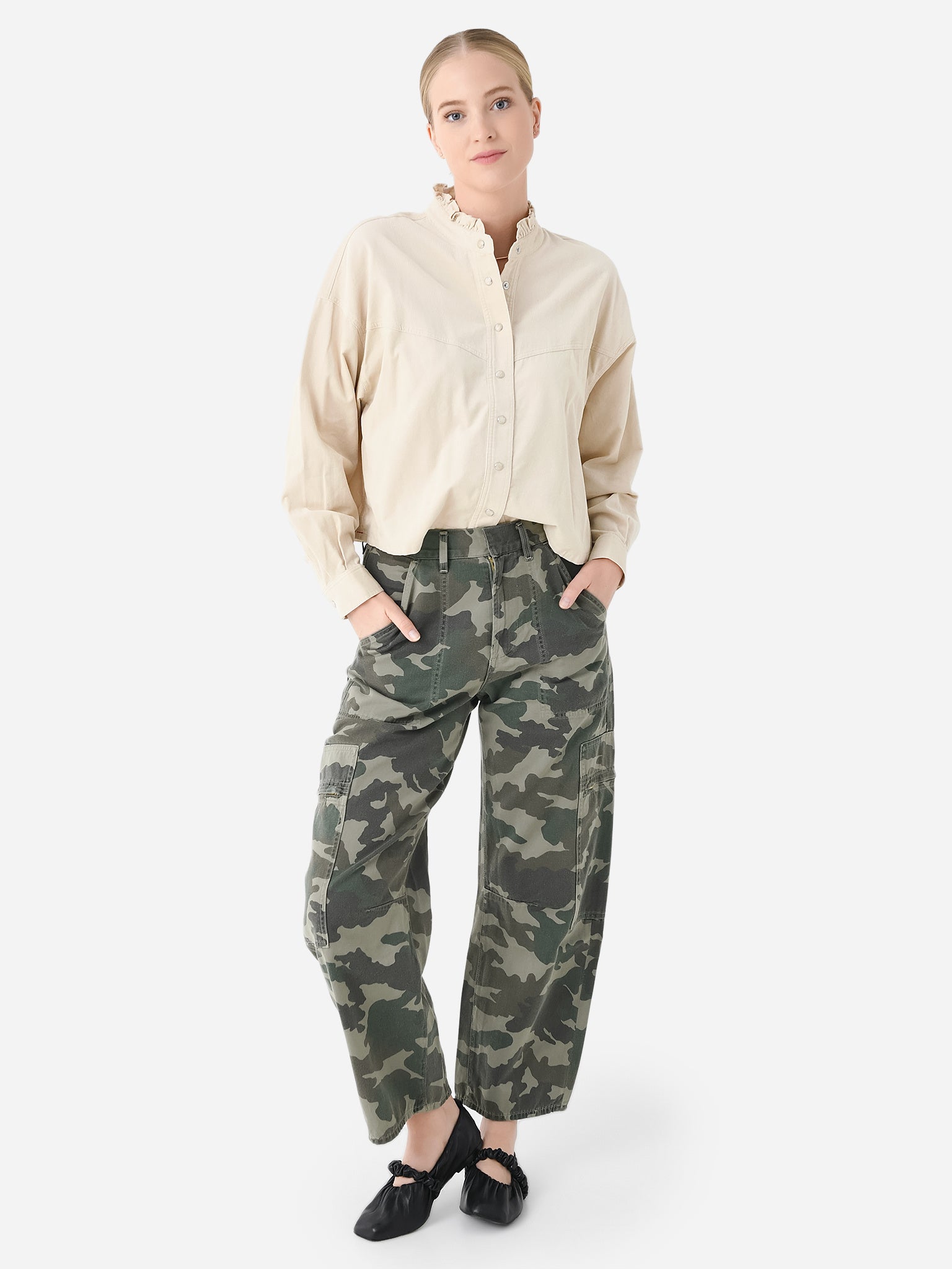 Xirena Women's Hayes Shirt Saint Bernard - Main Image