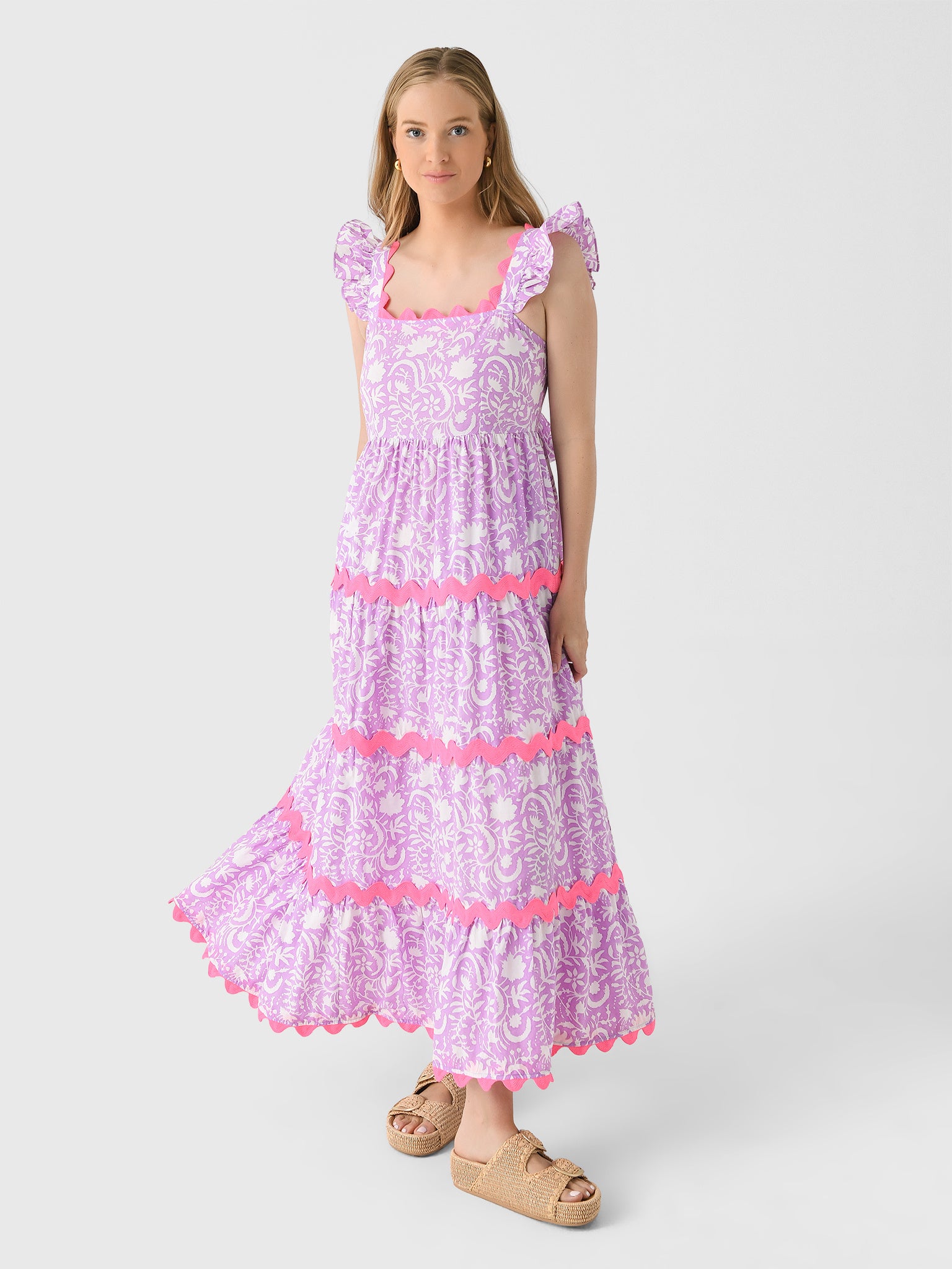 Pink City Prints Women's Xanthe Dress - Saint Bernard