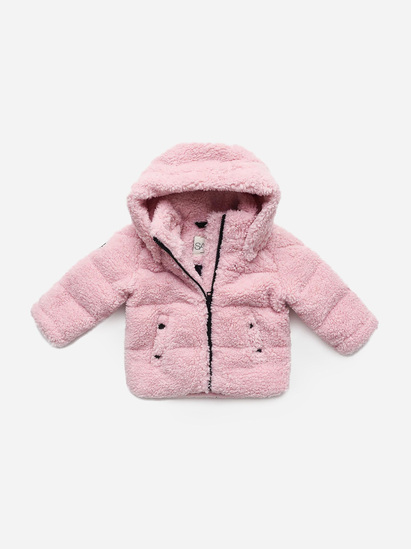 SAM Baby Girls' Snow Bunny Sherpa Jacket - Saint Bernard