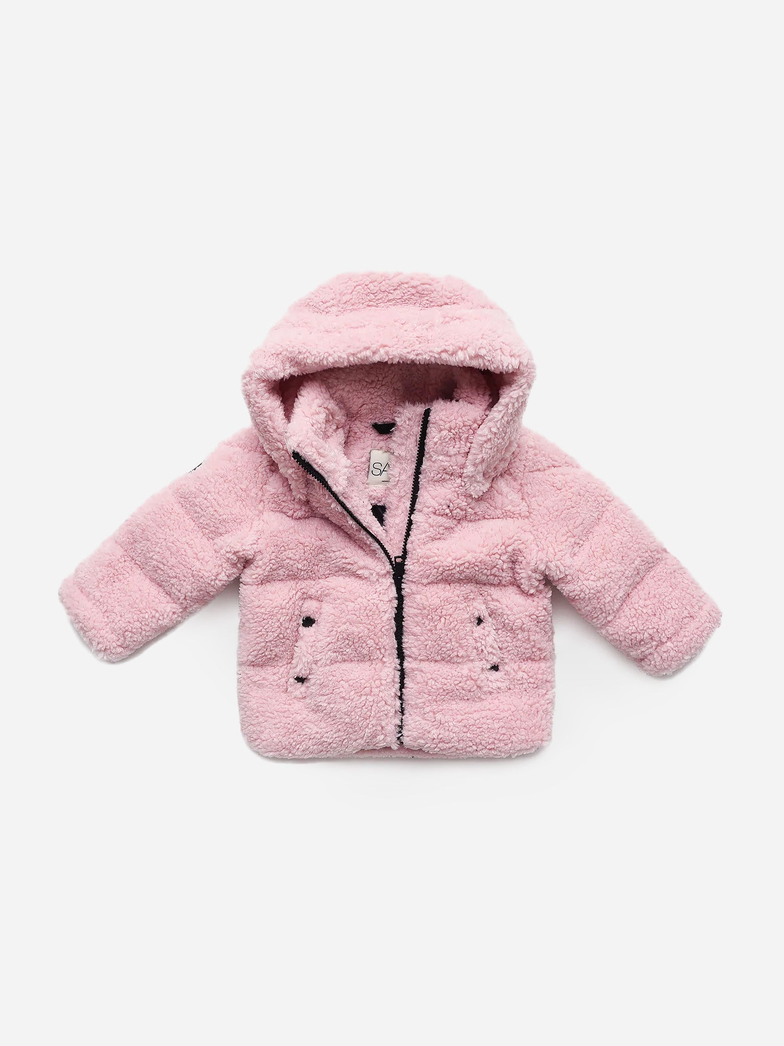 SAM Baby Girls' Snow Bunny Sherpa Jacket - Saint Bernard