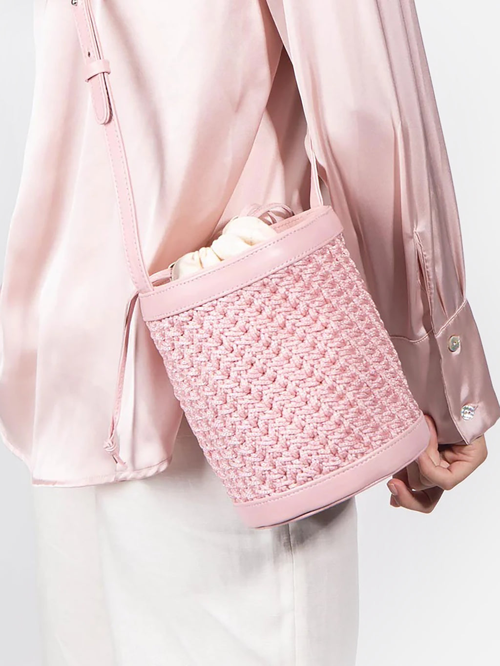 Binge Knitting Ximena Bucket Bag - Saint Bernard