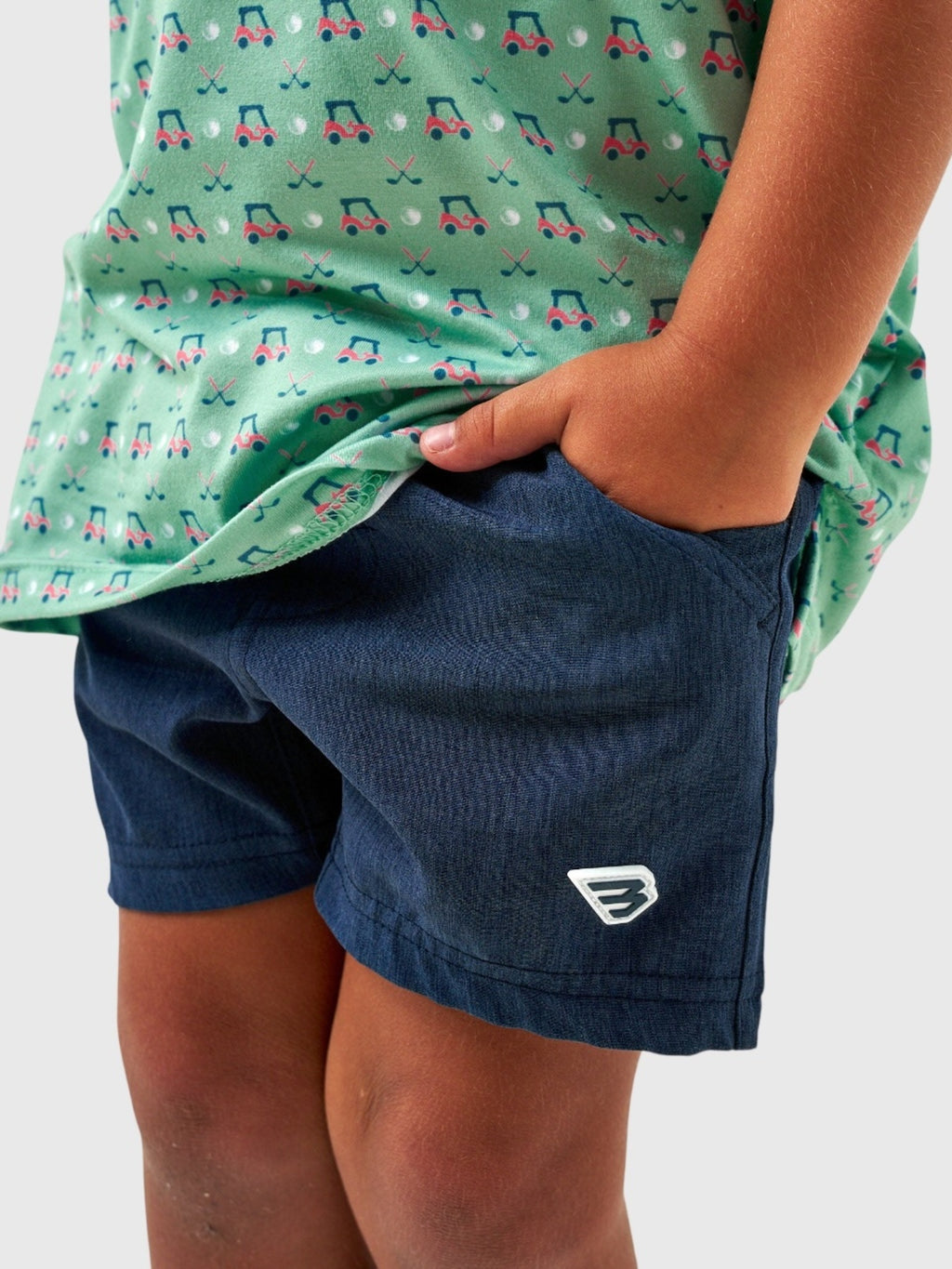 Burlebo Boys' Athletic Short - Saint Bernard