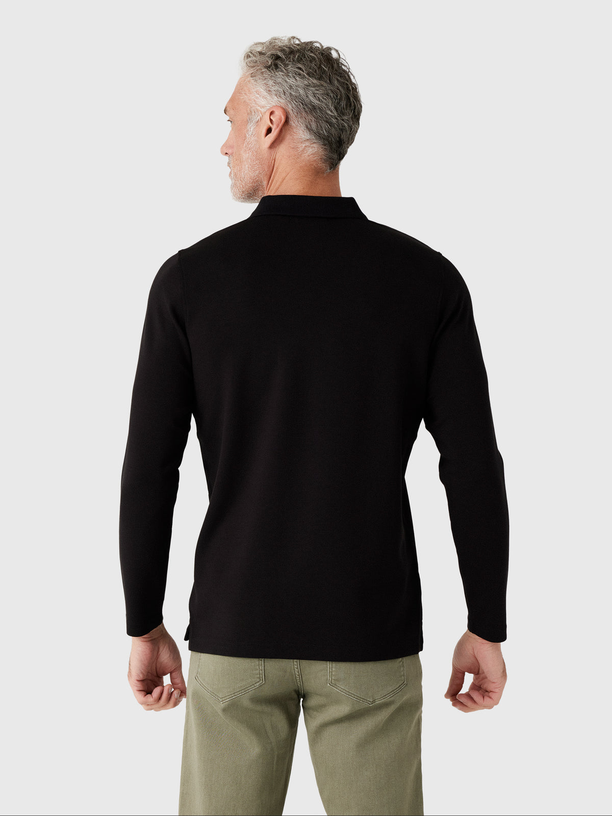 Rye51 Men's The Yates Long Sleeve Polo - Saint Bernard