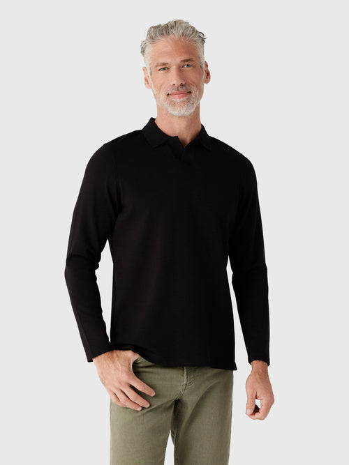 Rye51 Men's The Yates Long Sleeve Polo - Saint Bernard