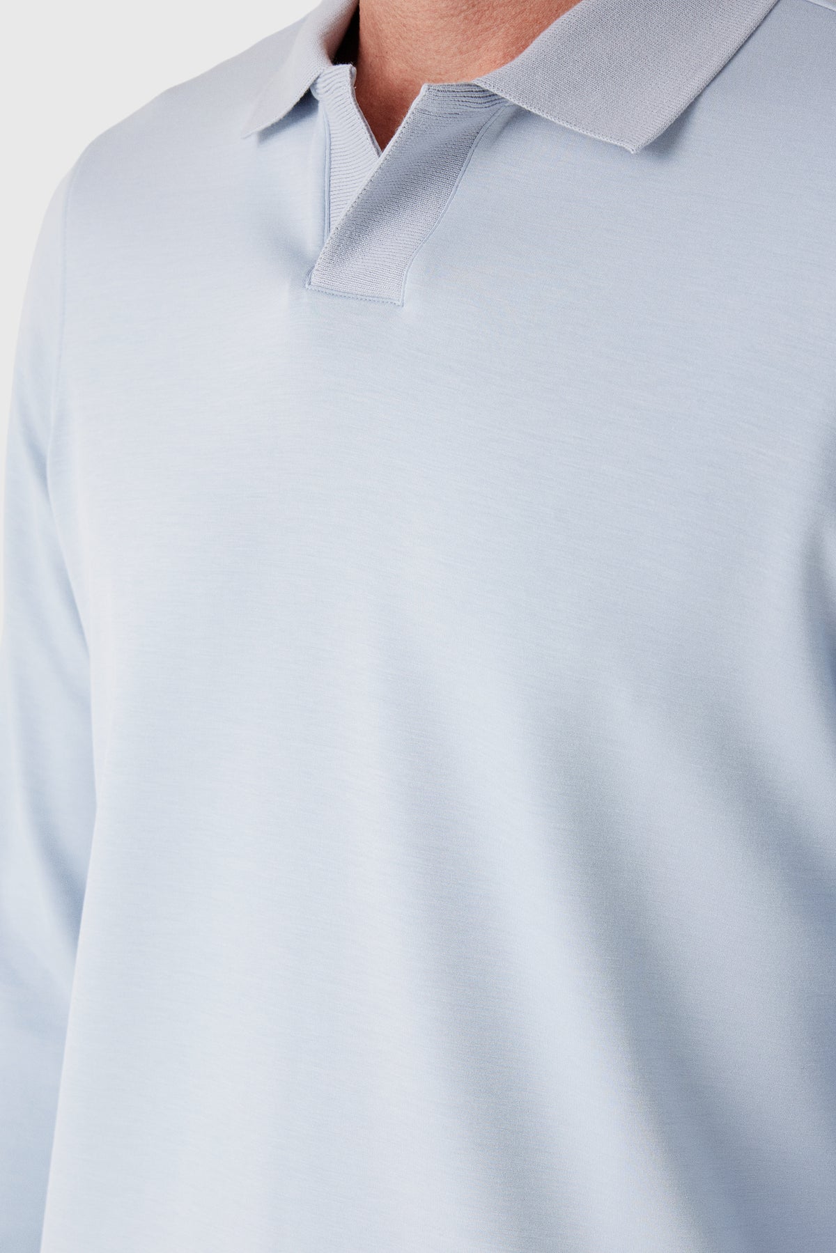 Rye51 Men's The Yates Long Sleeve Polo - Saint Bernard