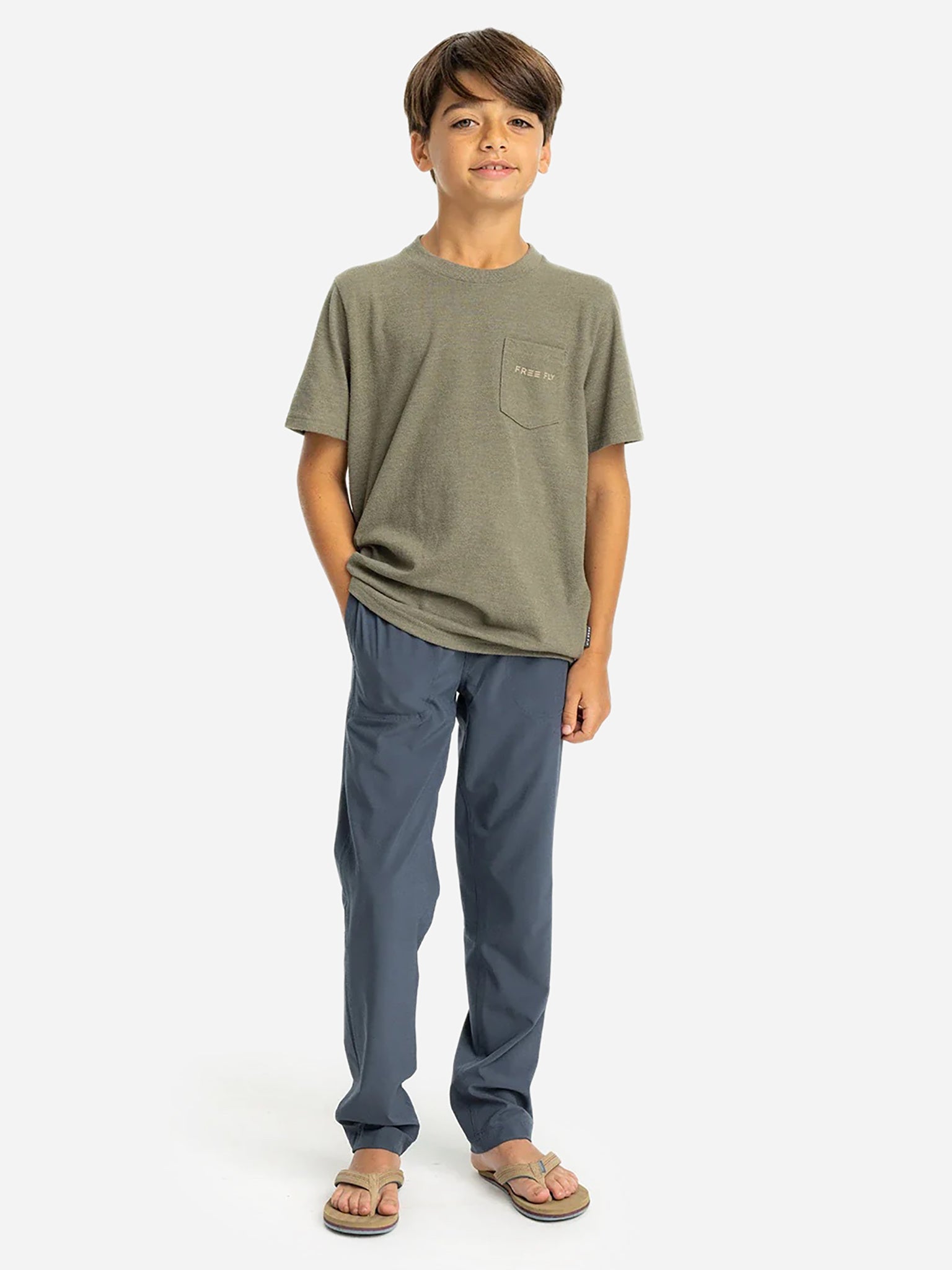Free Fly Boys' Breeze Pant - Saint Bernard