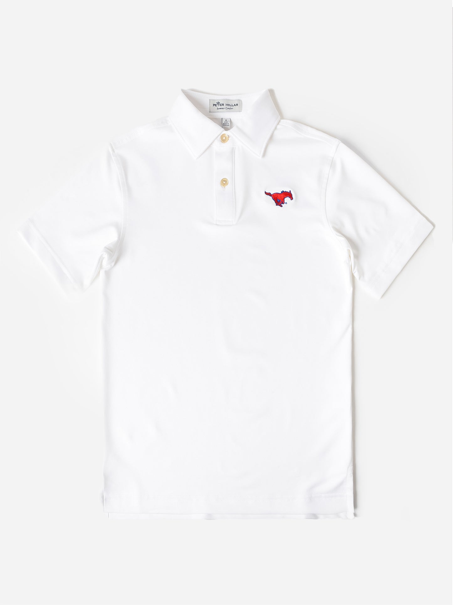 Peter Millar Youth Collegiate Boys' Solid Performance Jersey Polo