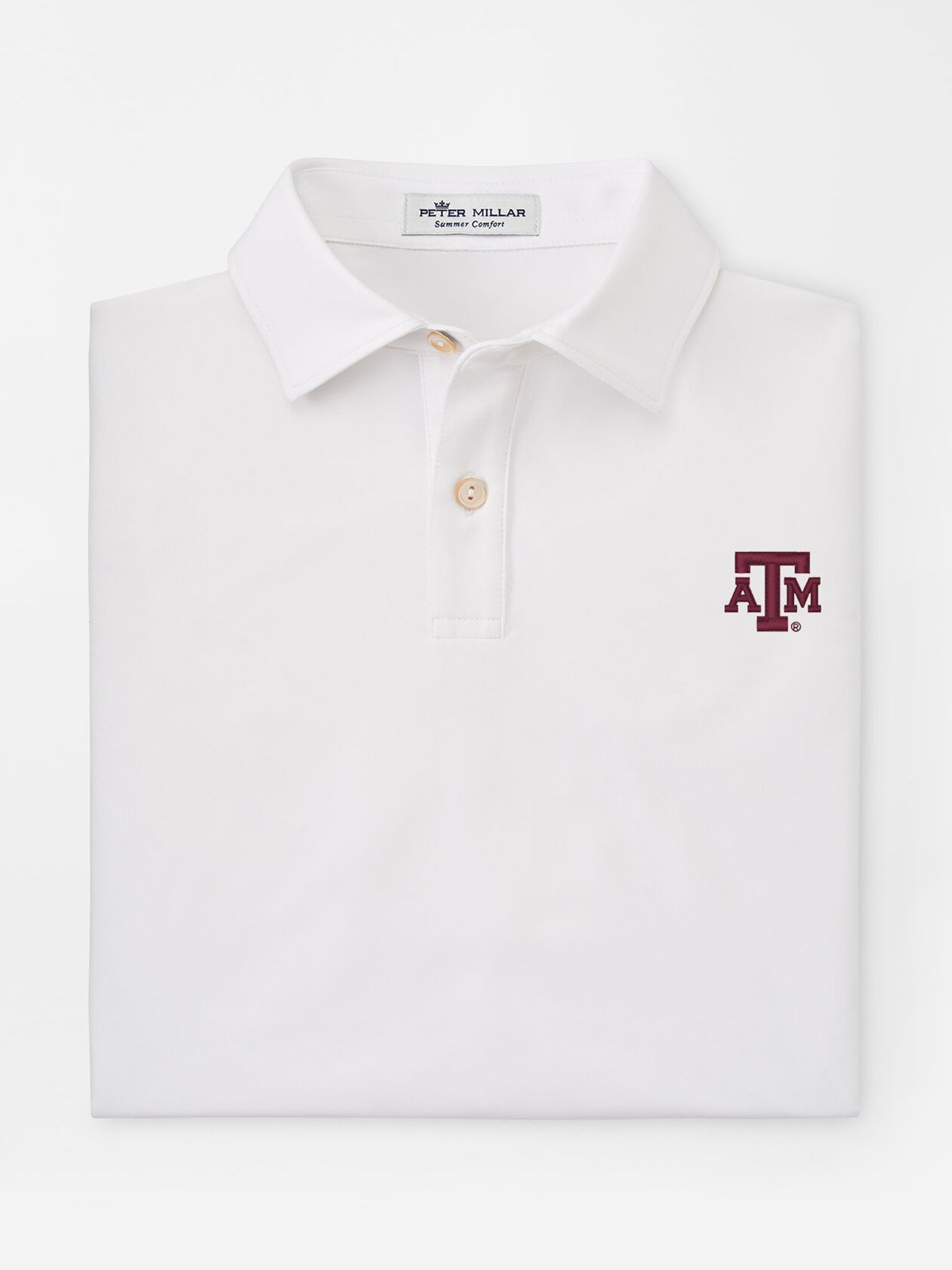 Peter Millar Youth Collegiate Boys' Solid Performance Jersey Polo - Saint Bernard