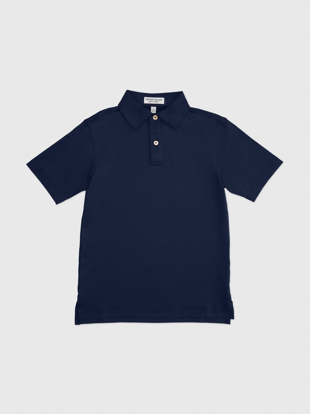 Peter Millar Youth Collection Boys' Solid Performance Jersey Polo - Saint Bernard