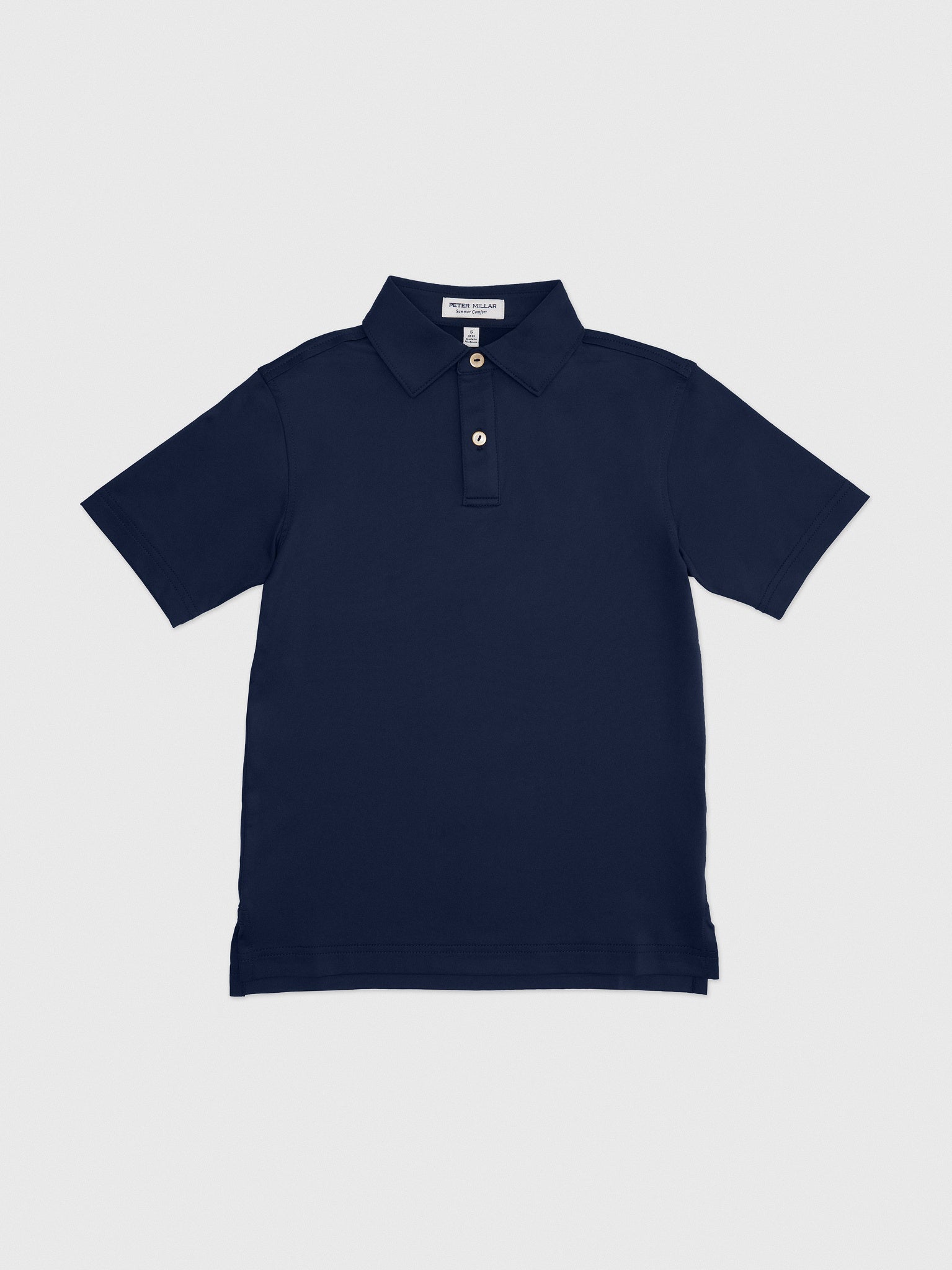 Peter Millar Youth Collection Boys' Solid Performance Jersey Polo - Saint Bernard