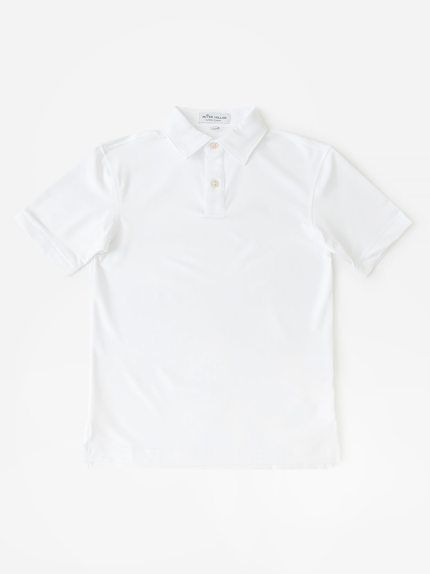 Peter Millar Youth Collection Boys' Solid Performance Jersey Polo - Saint Bernard