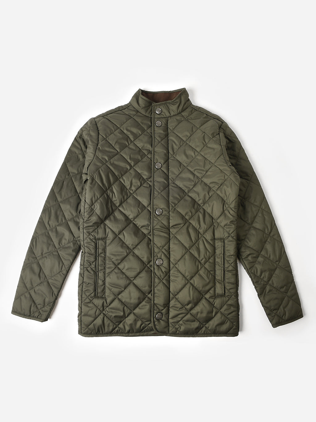 Peter Millar Youth Collection Boys' Suffolk Quilted Coat - Saint Bernard