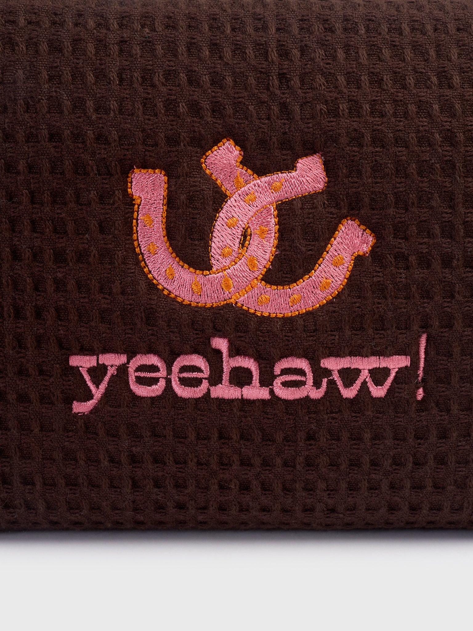 YEEHAW WAFFLE POUCHxCHOCOLATE-alt3